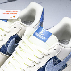 NK Air Force 1'07 Low LV联名 蓝布勾 空军一号低帮休闲板鞋 DF0188-068 NK Air Force 1'07 Low LV联名 蓝布勾 空军一号低帮休闲板鞋 DF0188-068