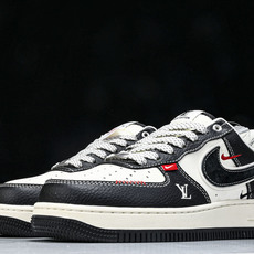 NK Air Force 1'07 Low LV联名 荔纹黑 空军一号低帮休闲板鞋 YX5066-349 NK Air Force 1'07 Low LV联名 荔纹黑 空军一号低帮休闲板鞋 YX5066-349