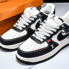 NK Air Force 1'07 Low LV联名 荔纹黑 空军一号低帮休闲板鞋 YX5066-349 NK Air Force 1'07 Low LV联名 荔纹黑 空军一号低帮休闲板鞋 YX5066-349