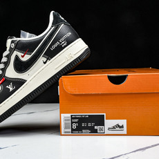 NK Air Force 1'07 Low LV联名 荔纹黑 空军一号低帮休闲板鞋 YX5066-349 NK Air Force 1'07 Low LV联名 荔纹黑 空军一号低帮休闲板鞋 YX5066-349
