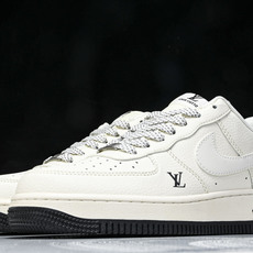 NK Air Force 1'07 Low LV联名 米白黑底 空军一号低帮休闲板鞋 XX3168-13 NK Air Force 1'07 Low LV联名 米白黑底 空军一号低帮休闲板鞋 XX3168-13