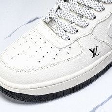 NK Air Force 1'07 Low LV联名 米白黑底 空军一号低帮休闲板鞋 XX3168-13 NK Air Force 1'07 Low LV联名 米白黑底 空军一号低帮休闲板鞋 XX3168-13
