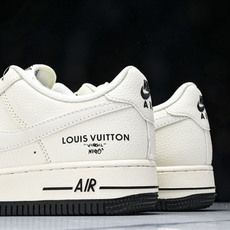 NK Air Force 1'07 Low LV联名 米白黑底 空军一号低帮休闲板鞋 XX3168-13 NK Air Force 1'07 Low LV联名 米白黑底 空军一号低帮休闲板鞋 XX3168-13