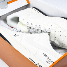 NK Air Force 1'07 Low LV联名 米白黑底 空军一号低帮休闲板鞋 XX3168-13 NK Air Force 1'07 Low LV联名 米白黑底 空军一号低帮休闲板鞋 XX3168-13