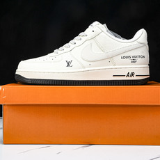NK Air Force 1'07 Low LV联名 米白黑底 空军一号低帮休闲板鞋 XX3168-13 NK Air Force 1'07 Low LV联名 米白黑底 空军一号低帮休闲板鞋 XX3168-13
