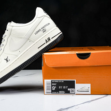 NK Air Force 1'07 Low LV联名 米白黑底 空军一号低帮休闲板鞋 XX3168-13 NK Air Force 1'07 Low LV联名 米白黑底 空军一号低帮休闲板鞋 XX3168-13