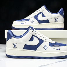 NK Air Force 1'07 Low LV联名 米蓝Justdoit 空军一号低帮休闲板鞋 KK1 NK Air Force 1'07 Low LV联名 米蓝Justdoit 空军一号低帮休闲板鞋 KK1