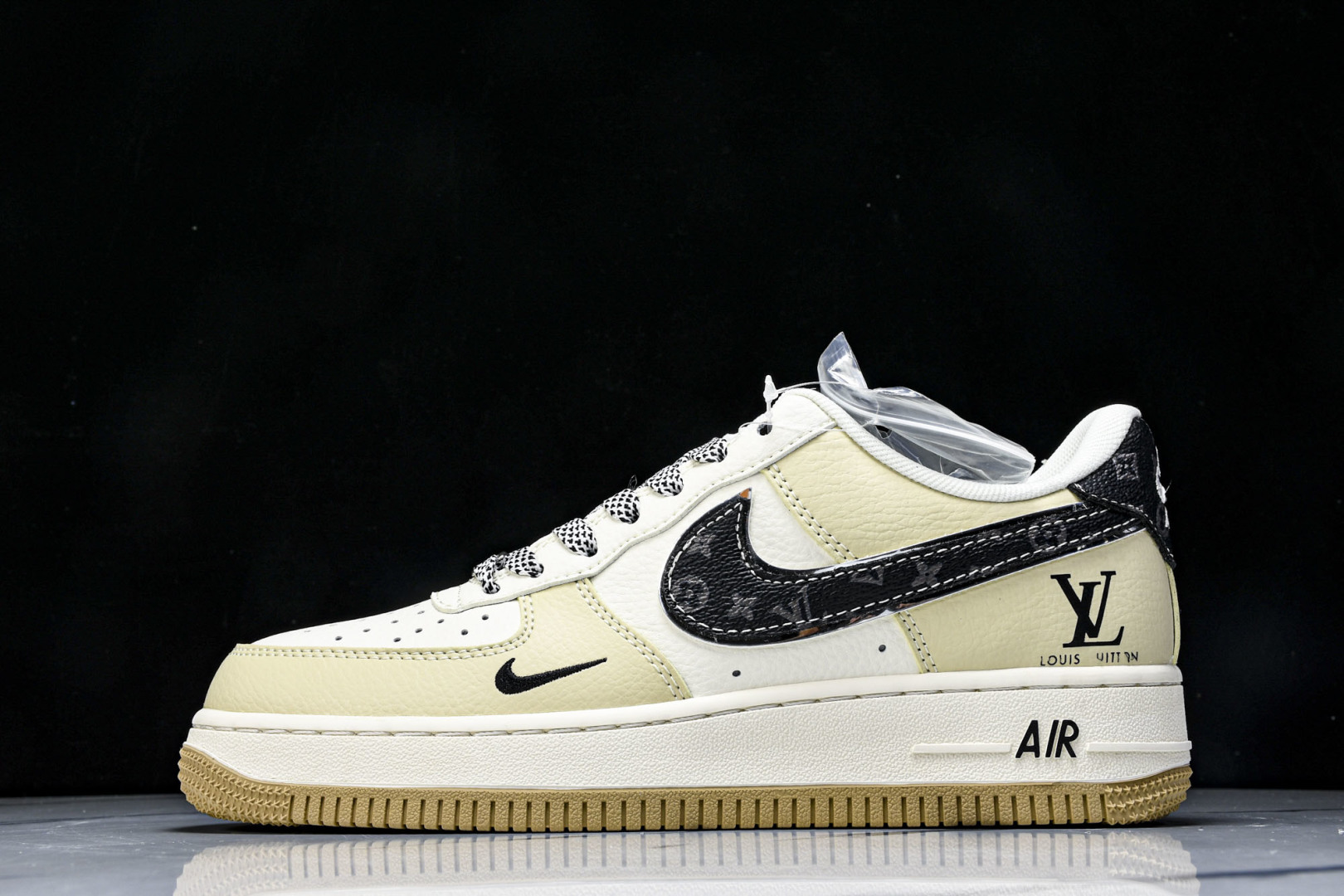 NK Air Force 1'07 Low LV联名 奶茶 空军一号低帮休闲板鞋 ZH2598-308 