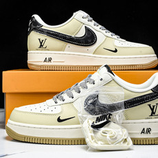 NK Air Force 1'07 Low LV联名 奶茶 空军一号低帮休闲板鞋 ZH2598-308 NK Air Force 1'07 Low LV联名 奶茶 空军一号低帮休闲板鞋 ZH2598-308