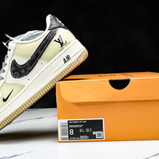 NK Air Force 1'07 Low LV联名 奶茶 空军一号低帮休闲板鞋 ZH2598-308 NK Air Force 1'07 Low LV联名 奶茶 空军一号低帮休闲板鞋 ZH2598-308