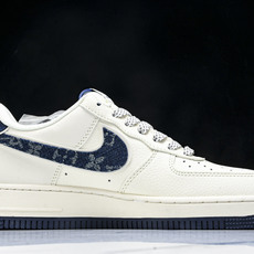 NK Air Force 1'07 Low LV联名 牛仔蓝勾 空军一号低帮休闲板鞋 SM6668-10 NK Air Force 1'07 Low LV联名 牛仔蓝勾 空军一号低帮休闲板鞋 SM6668-10