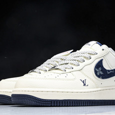 NK Air Force 1'07 Low LV联名 牛仔蓝勾 空军一号低帮休闲板鞋 SM6668-10 NK Air Force 1'07 Low LV联名 牛仔蓝勾 空军一号低帮休闲板鞋 SM6668-10