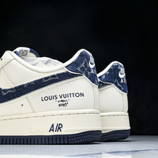 NK Air Force 1'07 Low LV联名 牛仔蓝勾 空军一号低帮休闲板鞋 SM6668-10 NK Air Force 1'07 Low LV联名 牛仔蓝勾 空军一号低帮休闲板鞋 SM6668-10