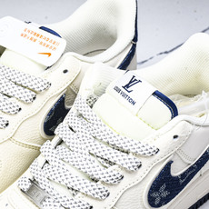 NK Air Force 1'07 Low LV联名 牛仔蓝勾 空军一号低帮休闲板鞋 SM6668-10 NK Air Force 1'07 Low LV联名 牛仔蓝勾 空军一号低帮休闲板鞋 SM6668-10