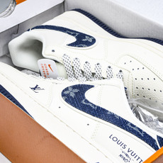 NK Air Force 1'07 Low LV联名 牛仔蓝勾 空军一号低帮休闲板鞋 SM6668-10 NK Air Force 1'07 Low LV联名 牛仔蓝勾 空军一号低帮休闲板鞋 SM6668-10
