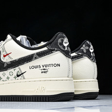 NK Air Force 1'07 Low LV联名 双拼黑牛仔 空军一号低帮休闲板鞋 YX5066-3 NK Air Force 1'07 Low LV联名 双拼黑牛仔 空军一号低帮休闲板鞋 YX5066-3
