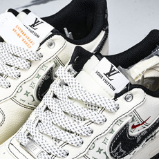 NK Air Force 1'07 Low LV联名 双拼黑牛仔 空军一号低帮休闲板鞋 YX5066-3 NK Air Force 1'07 Low LV联名 双拼黑牛仔 空军一号低帮休闲板鞋 YX5066-3