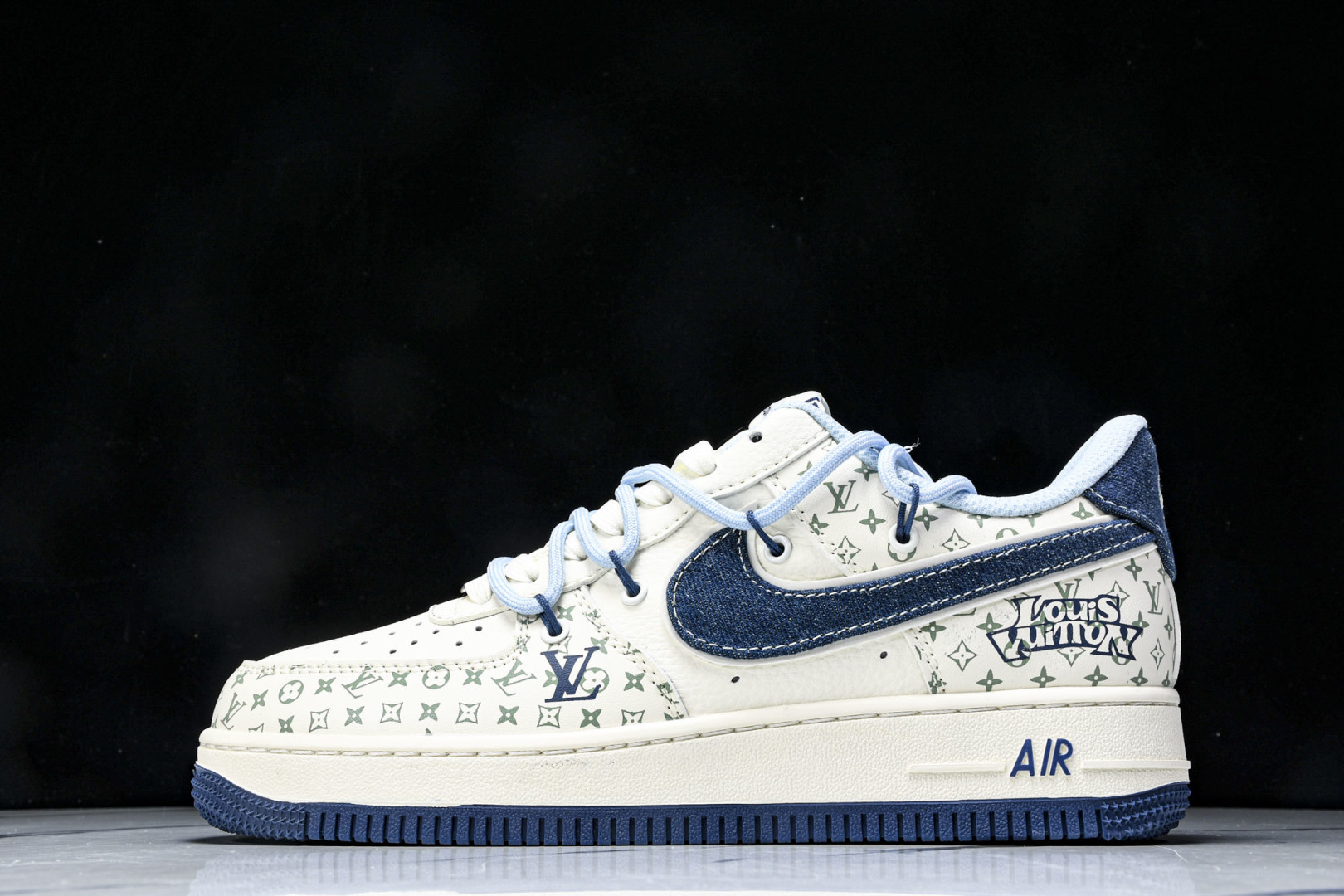 NK Air Force 1'07 Low LV联名 印花抽绳 空军一号低帮休闲板鞋 DM6868-09