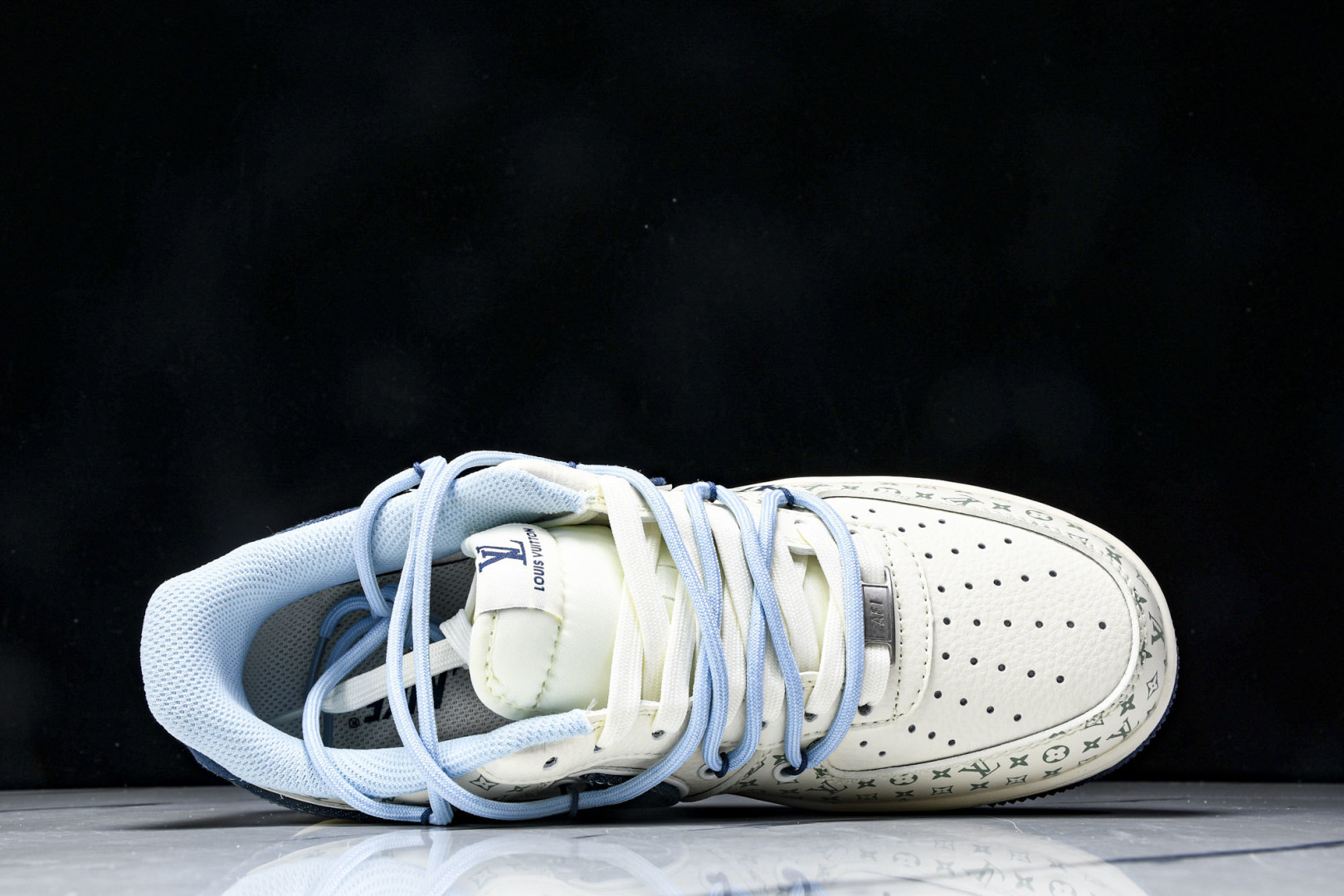 NK Air Force 1'07 Low LV联名 印花抽绳 空军一号低帮休闲板鞋 DM6868-09