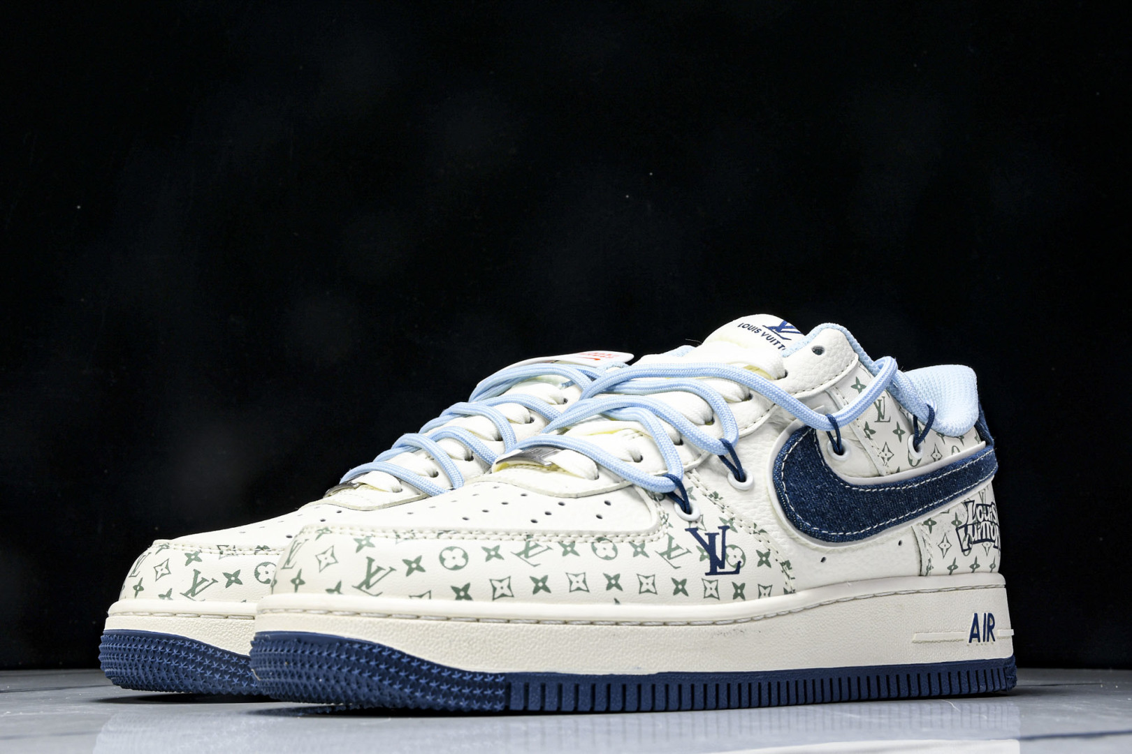 NK Air Force 1'07 Low LV联名 印花抽绳 空军一号低帮休闲板鞋 DM6868-09