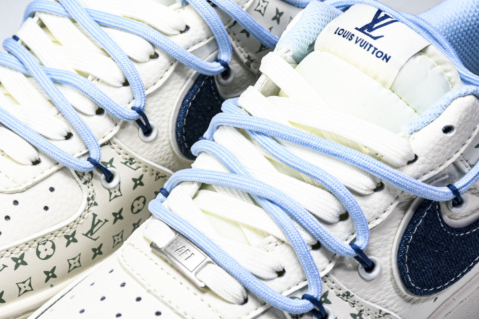 NK Air Force 1'07 Low LV联名 印花抽绳 空军一号低帮休闲板鞋 DM6868-09