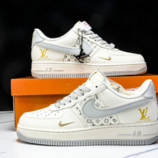NK Air Force 1'07 Low LV联名 印花小金勾 空军一号低帮休闲板鞋 XX3168-1 NK Air Force 1'07 Low LV联名 印花小金勾 空军一号低帮休闲板鞋 XX3168-1