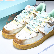 NK Air Force 1'07 Low Mint Bubble 手绘涂鸦 薄荷气泡 空军一号低帮休闲 NK Air Force 1'07 Low Mint Bubble 手绘涂鸦 薄荷气泡 空军一号低帮休闲