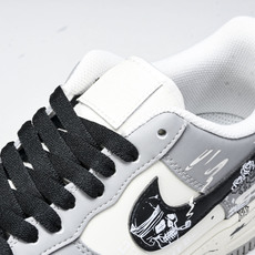 NK Air Force 1'07 Low Quit Smoking 戒烟骷髅 空军一号定制低帮板鞋 D NK Air Force 1'07 Low Quit Smoking 戒烟骷髅 空军一号定制低帮板鞋 D