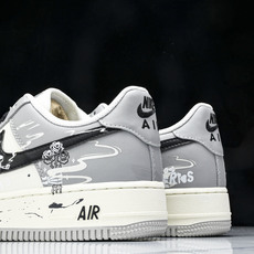 NK Air Force 1'07 Low Quit Smoking 戒烟骷髅 空军一号定制低帮板鞋 D NK Air Force 1'07 Low Quit Smoking 戒烟骷髅 空军一号定制低帮板鞋 D