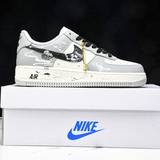 NK Air Force 1'07 Low Quit Smoking 戒烟骷髅 空军一号定制低帮板鞋 D NK Air Force 1'07 Low Quit Smoking 戒烟骷髅 空军一号定制低帮板鞋 D
