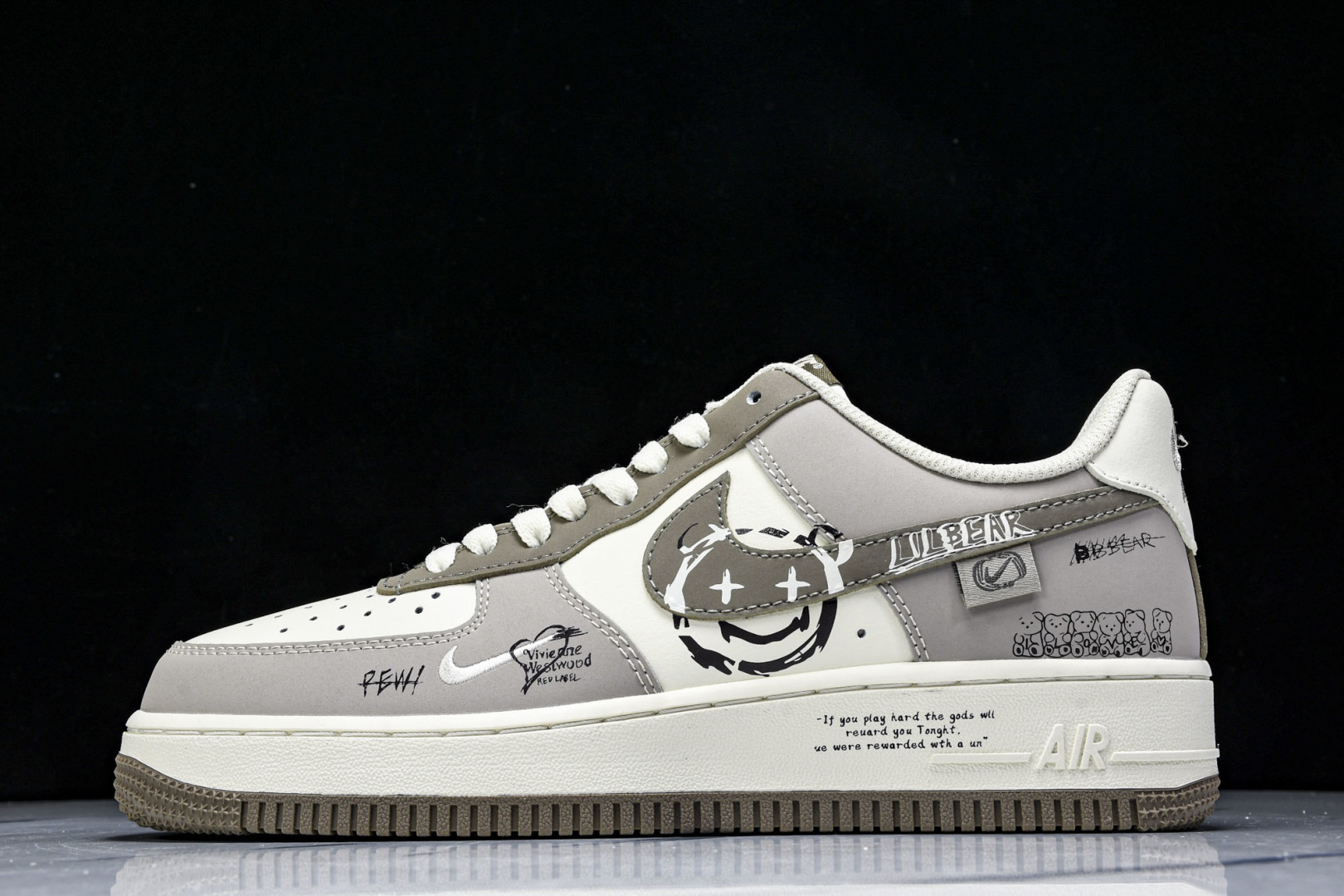 NK Air Force 1'07 Low Smiling Bear 笑脸熊 空军一号低帮休闲板鞋 DB