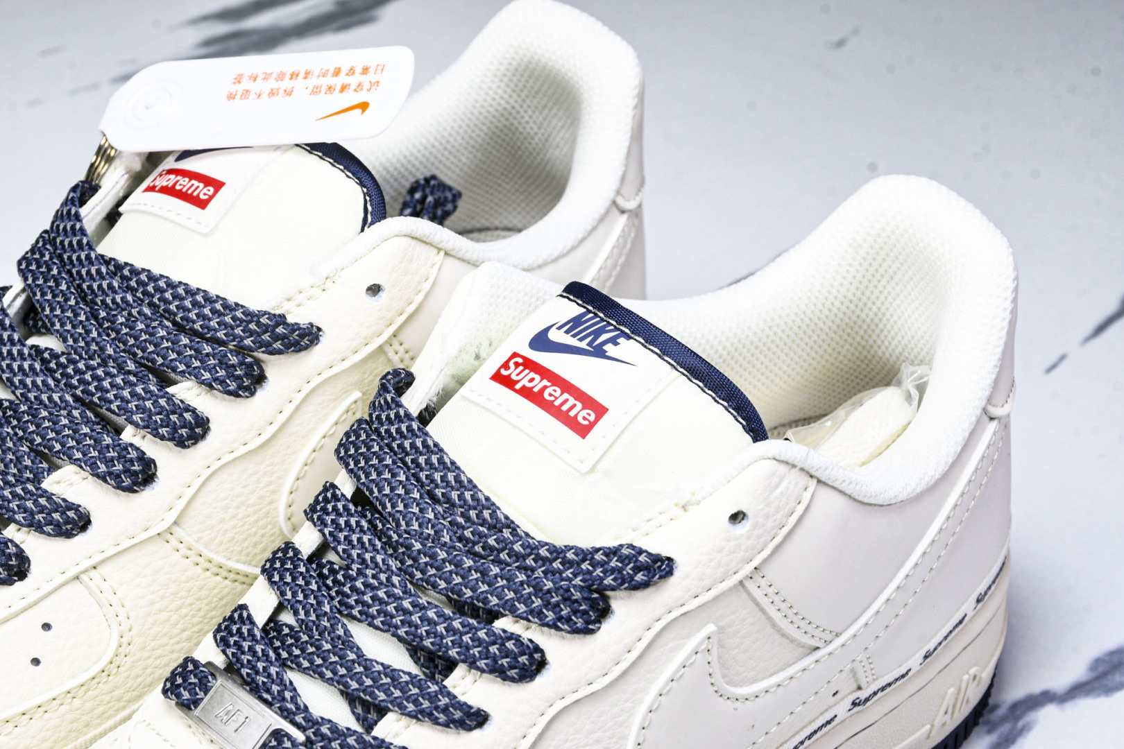 NK Air Force 1'07 Low Supreme联名 米蓝弹幕 空军一号低帮休闲板鞋 XX31