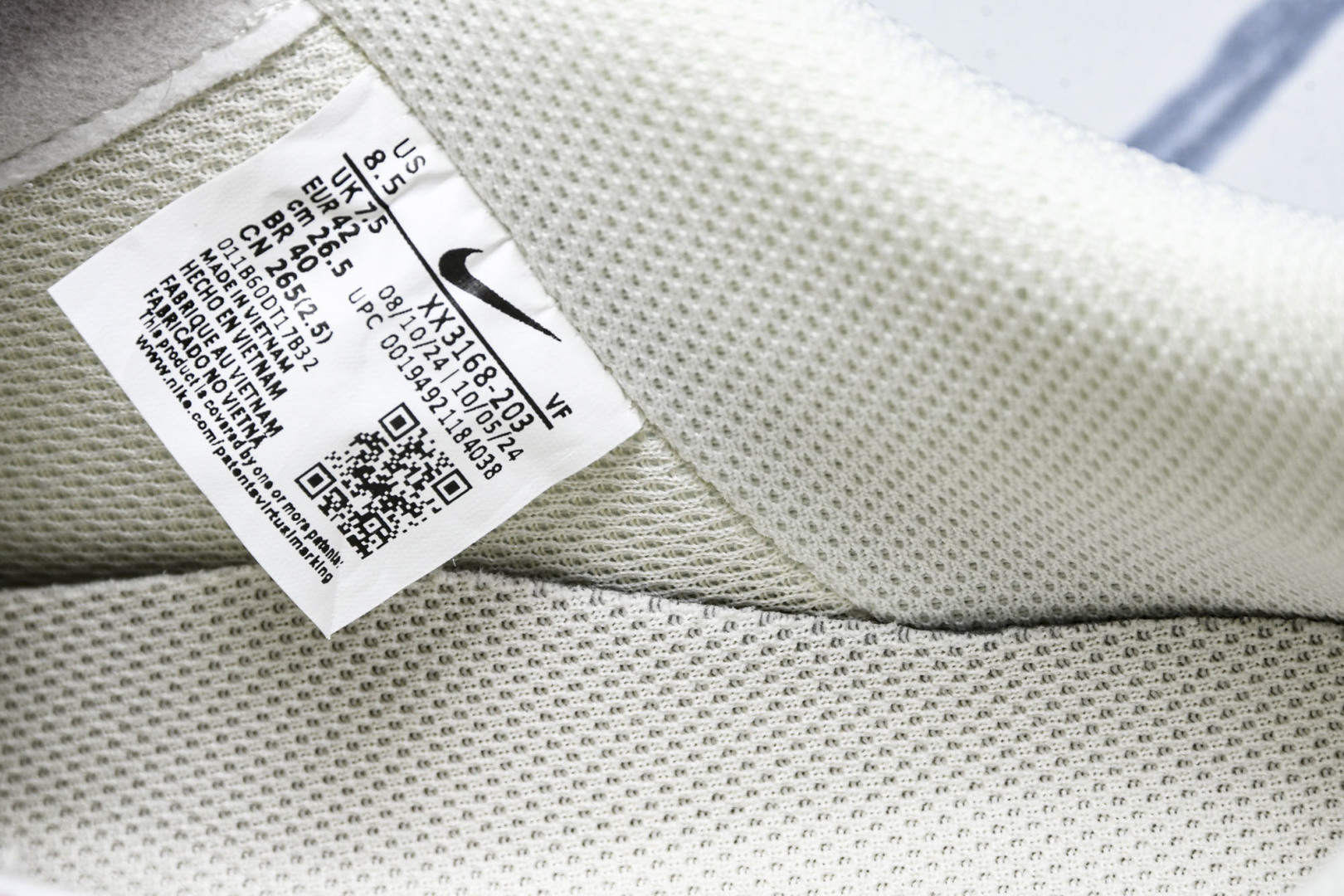 NK Air Force 1'07 Low Supreme联名 米蓝弹幕 空军一号低帮休闲板鞋 XX31