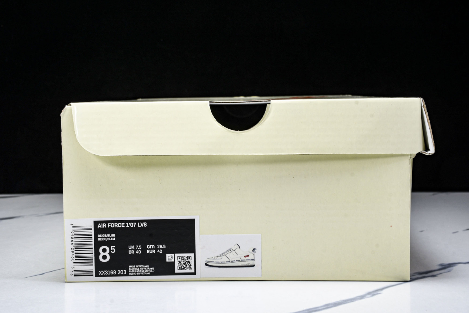 NK Air Force 1'07 Low Supreme联名 米蓝弹幕 空军一号低帮休闲板鞋 XX31