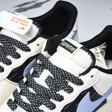 NK Air Force 1'07 Low Supreme联名 米蓝灰英文 空军一号低帮休闲板鞋 ZH2 NK Air Force 1'07 Low Supreme联名 米蓝灰英文 空军一号低帮休闲板鞋 ZH2