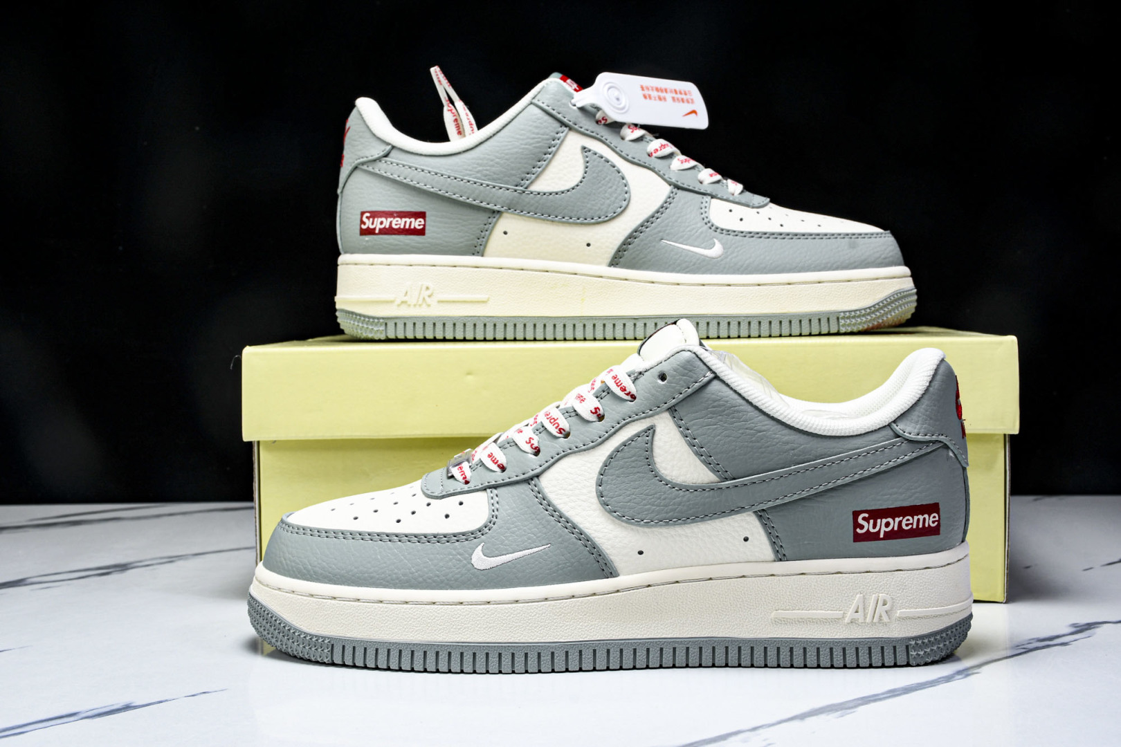 NK Air Force 1'07 Low Supreme联名 穹灰 空军一号低帮休闲板鞋 ZH2598