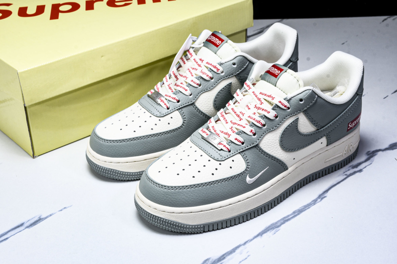 NK Air Force 1'07 Low Supreme联名 穹灰 空军一号低帮休闲板鞋 ZH2598