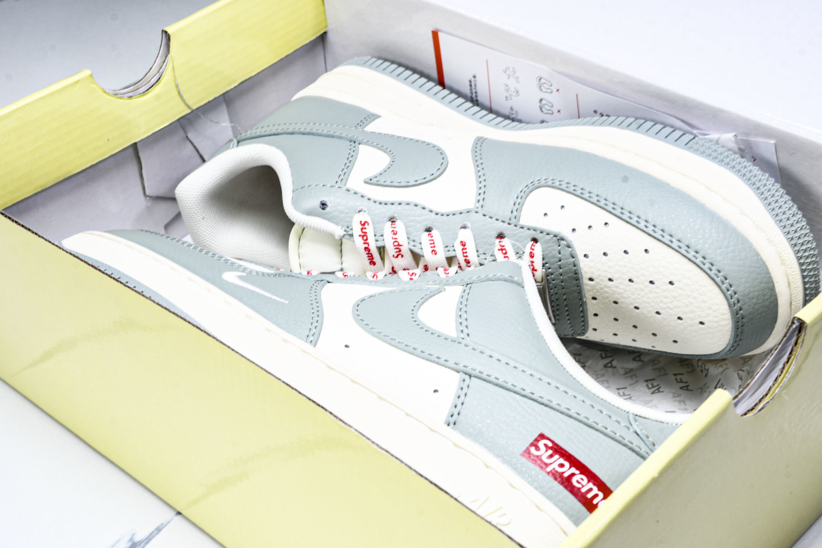 NK Air Force 1'07 Low Supreme联名 穹灰 空军一号低帮休闲板鞋 ZH2598