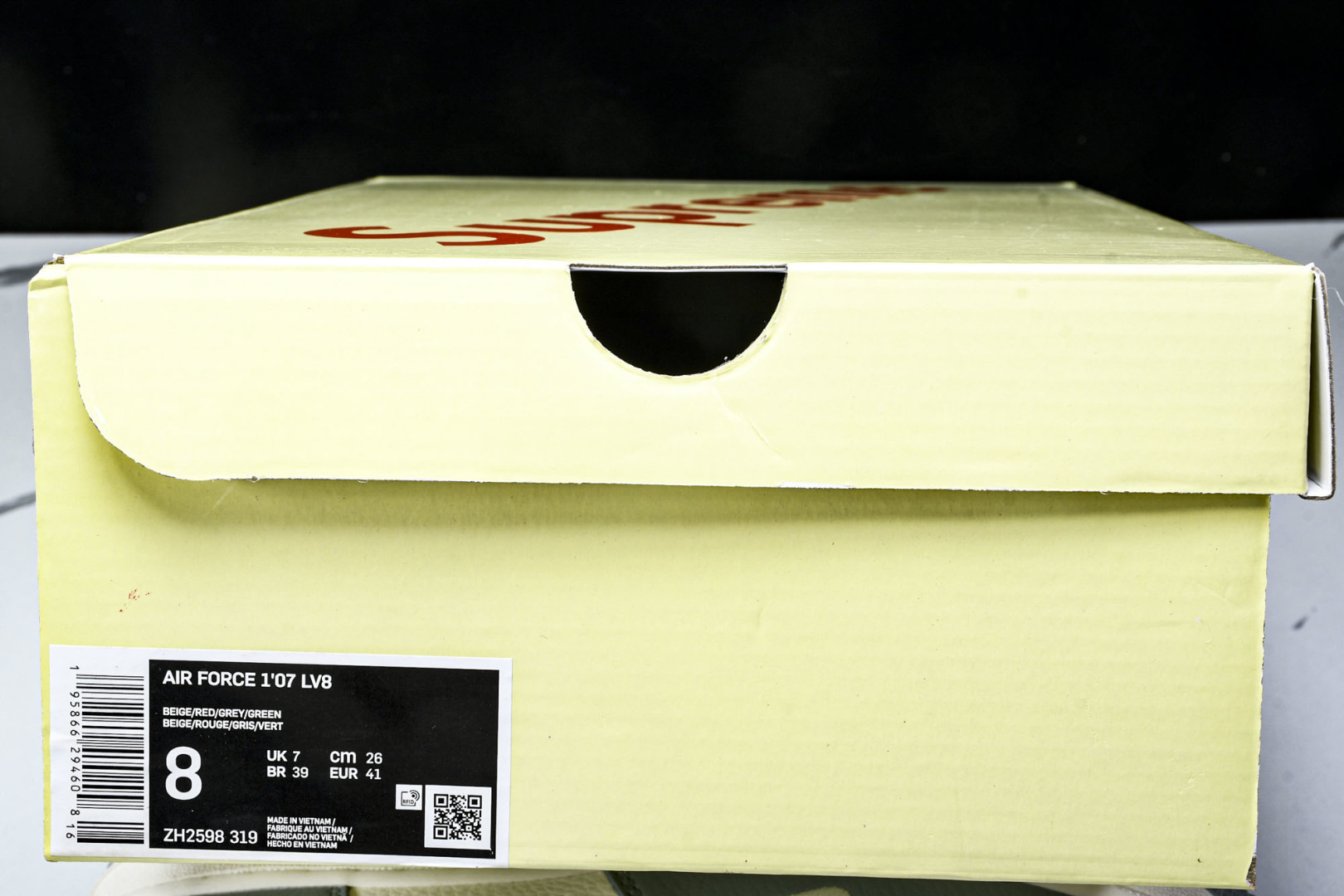 NK Air Force 1'07 Low Supreme联名 穹灰 空军一号低帮休闲板鞋 ZH2598