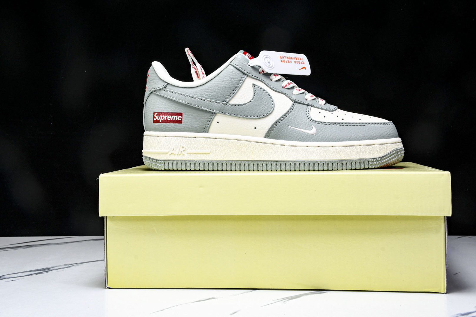 NK Air Force 1'07 Low Supreme联名 穹灰 空军一号低帮休闲板鞋 ZH2598