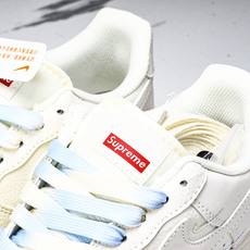NK Air Force 1'07 Low Supreme联名 双拼米蓝 空军一号低帮休闲板鞋 XX31 NK Air Force 1'07 Low Supreme联名 双拼米蓝 空军一号低帮休闲板鞋 XX31