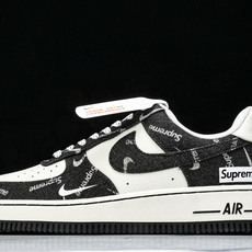 NK Air Force 1'07 Low Sup联名 黑牛仔小白勾 空军一号低帮休闲板鞋 LW9279 NK Air Force 1'07 Low Sup联名 黑牛仔小白勾 空军一号低帮休闲板鞋 LW9279