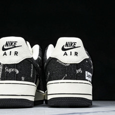 NK Air Force 1'07 Low Sup联名 黑牛仔小白勾 空军一号低帮休闲板鞋 LW9279 NK Air Force 1'07 Low Sup联名 黑牛仔小白勾 空军一号低帮休闲板鞋 LW9279