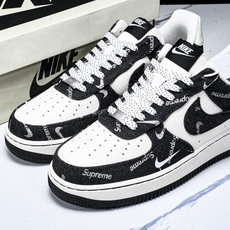 NK Air Force 1'07 Low Sup联名 黑牛仔小白勾 空军一号低帮休闲板鞋 LW9279 NK Air Force 1'07 Low Sup联名 黑牛仔小白勾 空军一号低帮休闲板鞋 LW9279