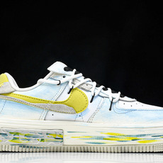 NK Air Force 1'07 Low Y B Stars 手绘涂鸦 黄蓝星星 空军一号低帮休闲板鞋 NK Air Force 1'07 Low Y B Stars 手绘涂鸦 黄蓝星星 空军一号低帮休闲板鞋