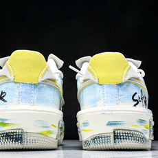 NK Air Force 1'07 Low Y B Stars 手绘涂鸦 黄蓝星星 空军一号低帮休闲板鞋 NK Air Force 1'07 Low Y B Stars 手绘涂鸦 黄蓝星星 空军一号低帮休闲板鞋