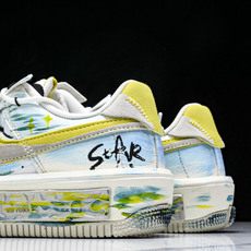 NK Air Force 1'07 Low Y B Stars 手绘涂鸦 黄蓝星星 空军一号低帮休闲板鞋 NK Air Force 1'07 Low Y B Stars 手绘涂鸦 黄蓝星星 空军一号低帮休闲板鞋