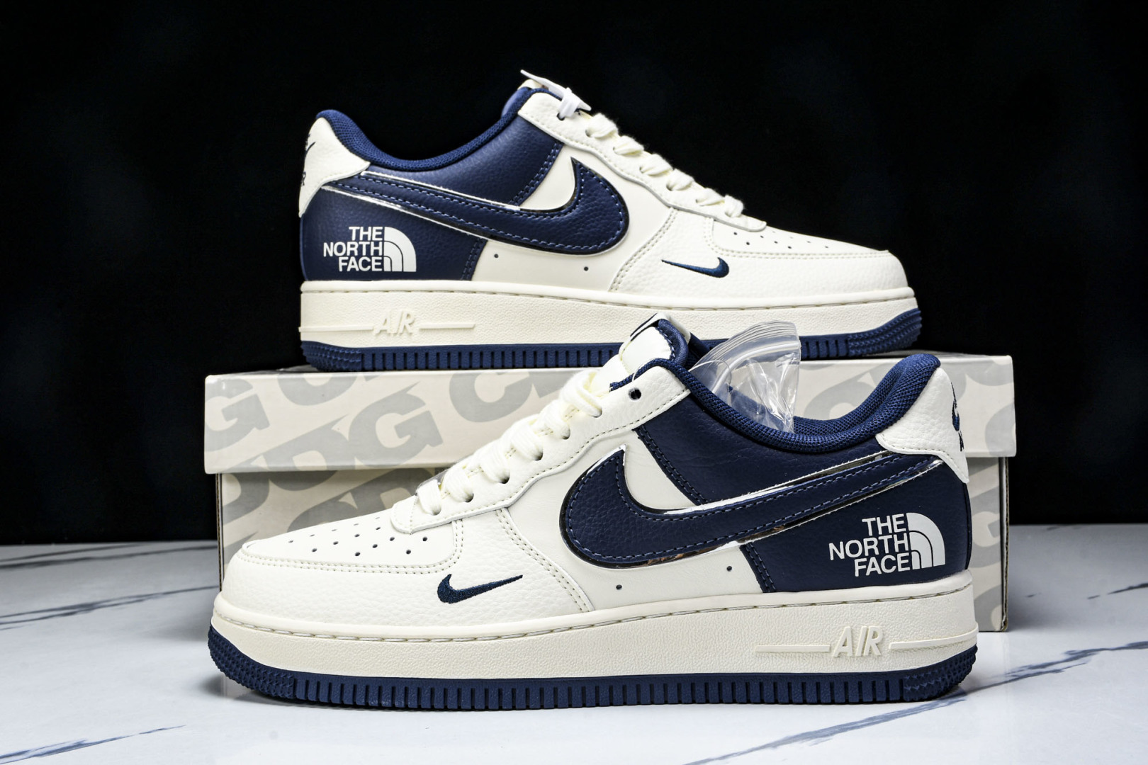 NK Air Force 1'07 Low 北面联名 深蓝底 空军一号低帮休闲板鞋 ZH2598-318