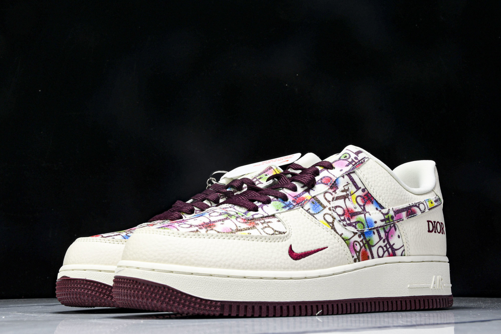NK Air Force 1'07 Low 迪奥联名 彩色插花 空军一号低帮休闲板鞋 DF0188-06