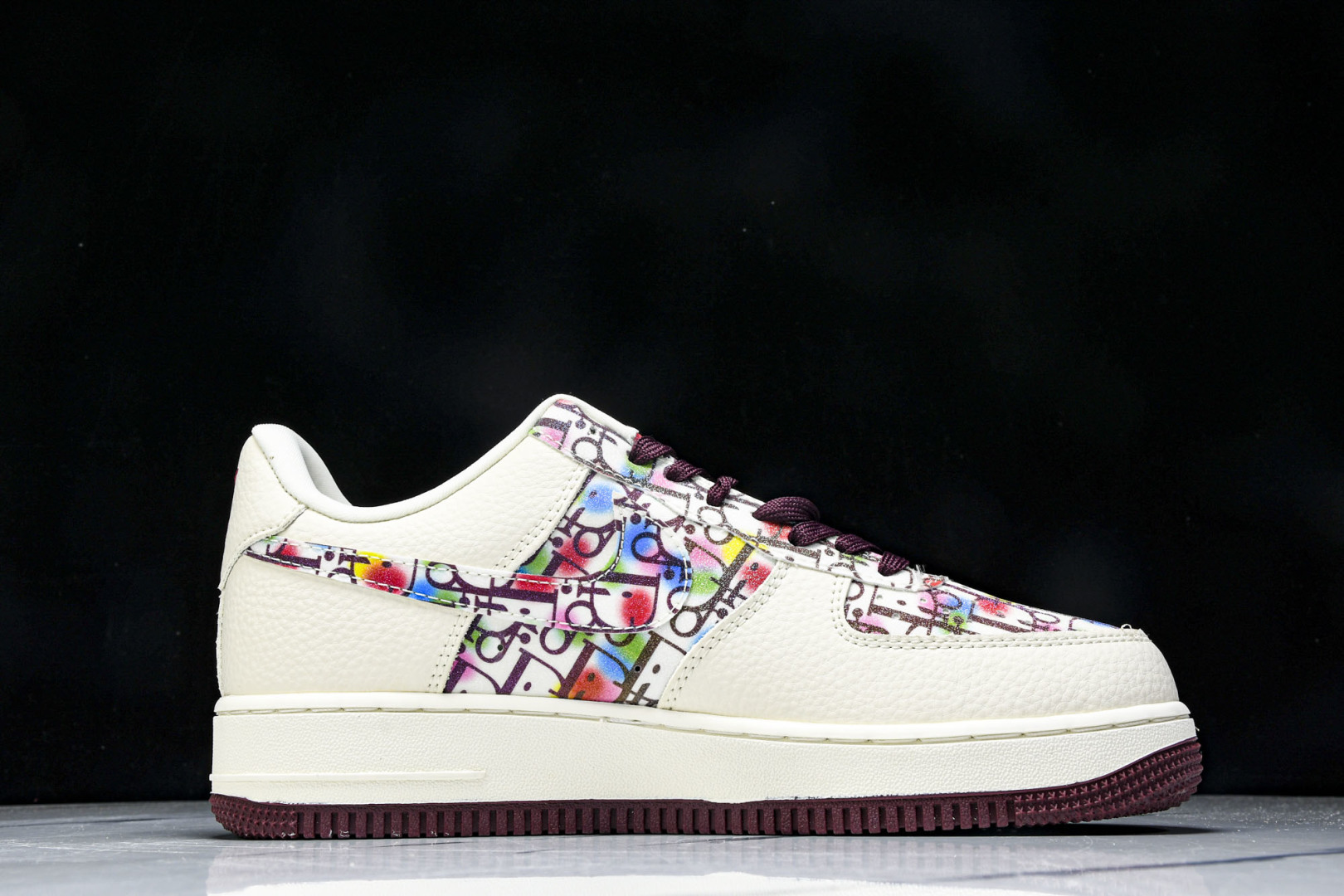 NK Air Force 1'07 Low 迪奥联名 彩色插花 空军一号低帮休闲板鞋 DF0188-06